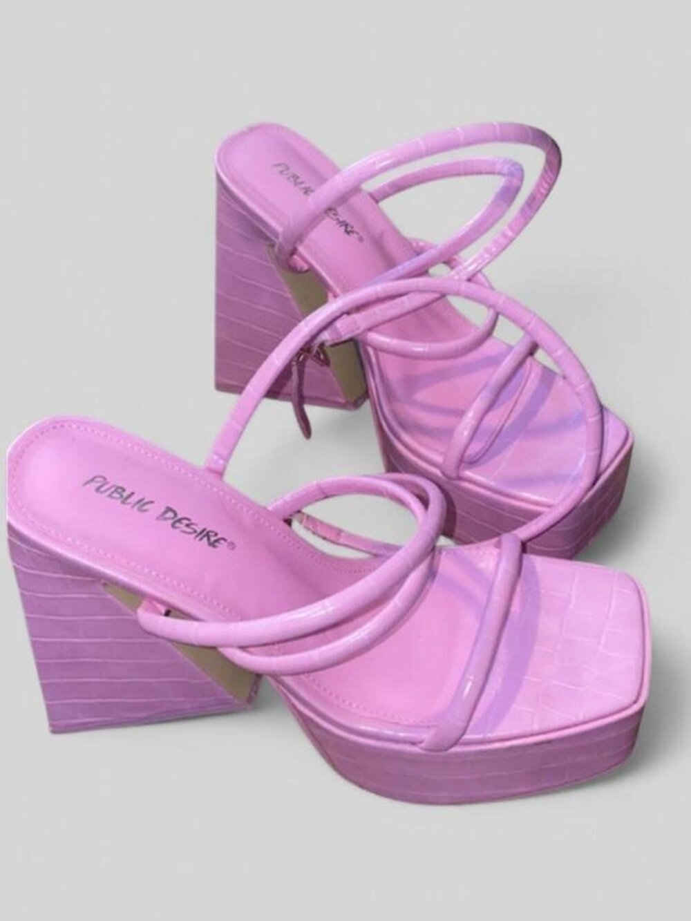 Public Desire Women's Pink Courts